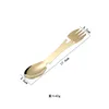 Portable Stainless Steel Cutlery Knife Fork Spoon Outdoor Camping Multifunctional Tableware Household Kitchen Bottle Opener RRF13069