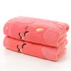 Asciugamano da bagno in cotone morbido Coperta per gatti dei cartoni animati Neonato Neonato Bambini Asciugamani comodi e traspiranti Carino Costume da bagno Panno doccia 117 X2