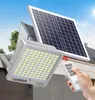 Solar Flood Lights Outdoor With Remote Control 2835SMD Dusk to Dawn Auto On/Off IP66 Waterproof 16.4ft Cables for Yard Garden