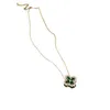 Pendant Necklaces High-Grade Green Crystal Four-Leaf Clover Necklace Charm Women's Rhinestone Inlaid Fashion Jewelry Wholesale