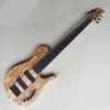 E-Bass mit 5 Saiten, Korpus aus Eschenholz, Satin-Finish, aktiven Tonabnehmern, schwarzer Hardware, individuelle Dienstleistungen