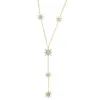 style sexy star charm y shape long necklace for women lady tiny chain wedding necklace in gold silver color Y necklace 211123