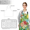 Förkläden Tropisk växtblommablad för kvinnor Män Kid Matlagning Bakning Förkläde Kök Utility Equipment Accessoarer
