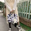 Мода коровы узор рюкзак корейский стиль дикие девушки женские шики дикий кросс-корпусный кошелек дэйна случайные путешествия Satchel y1105