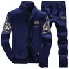 Boorubao Men Set Support Sportswear Tracksuits устанавливает Fights Fullshirt + спортивные штаны мода бренд мужской двух частей 211220