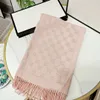 2022 Luxury Designer Scarf fashion Paris design 100% Cashmere scarves men's and women's same brand letter scarf large shawl warm thickened wool 70cm x 180cm