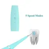 Profissional 5 Modos Elétrico Dental Scaler Sonic Sonic Silicone Cleaner Recarregável USB Cálculo Removedor manchas Tartar