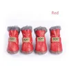 Dogs 4pcs/Set Dog Small Shoes Warm Winter Pet Boots For Chihuahua Waterproof Snowshoes Outdoor Puppy Outfit Anti Slid