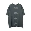 IEFB Mäns Streetwear Personlig Utskrift T-shirt Ins Sommar Trend Oversize Loose Short Sleeve Tee Toppar O-Neck 9Y5311 210524
