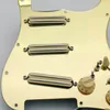 Pickup per chitarra a specchio dorato Battipenna a pieno carico Pickup Humbucker Interruttore a taglio singolo push-pull multifunzionale