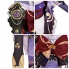 ロールコスゲームGenshin Impact Baal Cosplay Costume Raiden将軍コスプレ衣装女性制服セクシーなドレスハロウィーンフルセットY0903