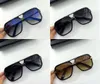 Vintage okulary przeciwsłoneczne 6025 Czarne złoto szaro gradient słoneczne Sunnies Men Fashion Sun Souges Akcesoria okularów