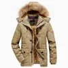 Piumino da uomo Parka da uomo invernale con cappuccio giacca maschile cappotto collo di pelliccia moda addensare giacche calde casual di alta qualità di grandi dimensioni 7XL Kare22