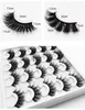 10 Pairs False Eyelashes 1520mm Lashes Pack 3D Faux Mink Lashes Long Natural Eyelashes Set Makeup Eyelash Extension9889731