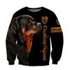 Damen-Kapuzenpullover, Sweatshirts, das modischste und schönste schwarze Hunde-Reißverschluss-Shirt, 3D-gedruckter Kapuzenpullover, Unisex, luxuriöses Wollmützen-Set, lässig