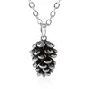 Pine Nut Plant Specimen Pendant Necklace For Women Fashion Jewelry Wholesale Metal Choker Acorn Pinecone Chain Necklaces
