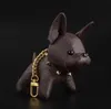 Chiave classica animale del fumetto cane di piccola taglia portachiavi accessori chiave in pelle modello lettera portachiavi per auto gioielli regali senza scatola 240304