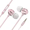 Magnetyczne słuchawki słuchawki HiFi Bass in Ear Zestaw słuchawkowy z mikrofonem kontrola głośności iPhone'a Samsung Android smartfony