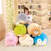 9 Styles Animal doux dinosaure cochon chat ours en peluche doux dessin animé Panda Hamster éléphant cerf peluche poupée bébé oreiller cadeau