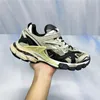 Triple S 4.0 Platform Casual schoenen Fashion Sneakers Pastel Fluo Geel Zwart Witblauw Gray Men vrouwen buiten chaussures papa schoen ons 6-12