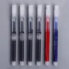 Boule liquide droite à séchage rapide 0.5 rouge bleu noir, stylo neutre de grande capacité pour étudiant bureau, Signature de compte manuelle Simple