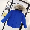 Winter Kids Down Coat Jacket Boy Girl Baby Outerwear Warm Greatcoat Jackets Hooded Sportswear Outdoor Classic Wrap 5 Colors 100-150 Designer