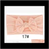 Urodzone pasma na głowę dla niemowląt Turban Hair Bow Band For Girl