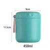 Stor kapacitet 430 ml termos lunchbox bärbara rostfritt stål mat soppbehållare vakuumflaskor termoCup 210709