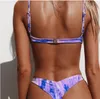 Bikinis set högben 2021 mujer sträng halter badkläder kvinnor brasilianska thong baddräkt kvinnlig tryck bikini mikro badare Biquini