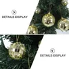 Party Decoration 24 Pcs Christmas Disco Pendants Xmas Tree Decor Hanging Ornament