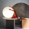 Nordic creative personality model table lamps living room bedroom desk bedside lamp round ball humanoid sculpture decorative light