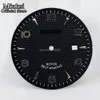 35.5mm sterile watch dial fit Seagull ST1612 Miyota 8205/8215/821A/82series Mingzhu DG 2813/3804 movement