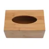 Vävnadsboxar Servetter Kreativ Hem Förvaring Box Vardagsrum Kaffebord El Extract Case Bambu Pappershandduk Modern Stil