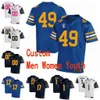 Custom California Golden Bears College Football Jerseys 11 Kekoa Crawford 14 Chase Forrest 16 Jared Goff 17 Vic Wharton III Stitched