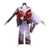 Rolecos gry Gensshin Impact Raiden Shogun Cosplay Costume Baal Raiden Shogun Cosplay Costume Sexy Kobiety Uniform Sukienka Pełny zestaw Y0903