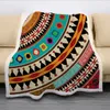 Bohemia 3D Printed Fleece Blanket for Beds Thick Quilt Fashion Bedspread Sherpa Throw Blanket Adults Kids