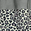 Vårkvinnor Hoodie Coat Casual Leopard Patchwork Långärmad Hooded Women's Loose Style Kvinna Vårkläder 210524