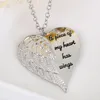 Engel vleugels vleugels sleutelbeen ketting liefde letters ketting