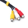 1pcs 3.5mm Aux Male Stereo to 3 RCA Female Audio Video AV Adapter Cable for High-Performance Playback