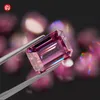 Gigajewe 핑크 색상 에메랄드 컷 VVS1 Moissanite 다이아몬드 0.8-12ct 쥬얼리 만들기