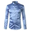 Plus size 7xl homens casuais casuais camisas de casamento sólido camisas para homem H1210