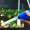 20 pcs Aquário Semiautomático Limpo Vácuo Mudança de Água Changer Cascalho Aquário de Peixe Simples Bomba de Vácuo Limpador com Navio Rápido