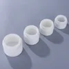 Small Cream Bottles 30g 50g Refillable White Porcelain Jar Empty Lotion Container