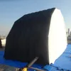 Tenda foranea gonfiabile dell'esposizione della copertura di mostra del nero della tenda della fase della dimensione su ordinazione della nave libera per gli eventi all'aperto di concerto di musica