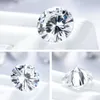 Szjinao Real 100% Loose Gemstones Moissanite Stone 6ct 12mm g Färglabbodlad Diamant för smycken Material med GRA-certifikat H1015