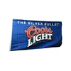 Coors Light Beer Label 3x5FT vlaggen 100D Polyester Banners Indoor Outdoor Levendige Kleur Hoge Kwaliteit met twee messing inkommen