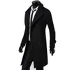 Mantel warme dicke Jacke Woll-Peacoat langer Mantel Tops08439754