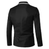 Giacca da uomo elegante casual solida blazer da lavoro capispalla per festa di nozze slim fit giacca maschile cappotti tuta solida top241A