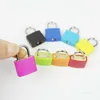 Pequeño mini candado de metal fuerte Maleta de viaje Cerradura de libro diario con 2 llaves Candado de equipaje de seguridad Decoración Muchos colores T2I5171504173