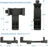 Ulanzi Phone Tripod Adapter Mount Adjustable Holder Smartphone Clamp Vertical Horizontal Bracket For 12 Pro Max Tripods